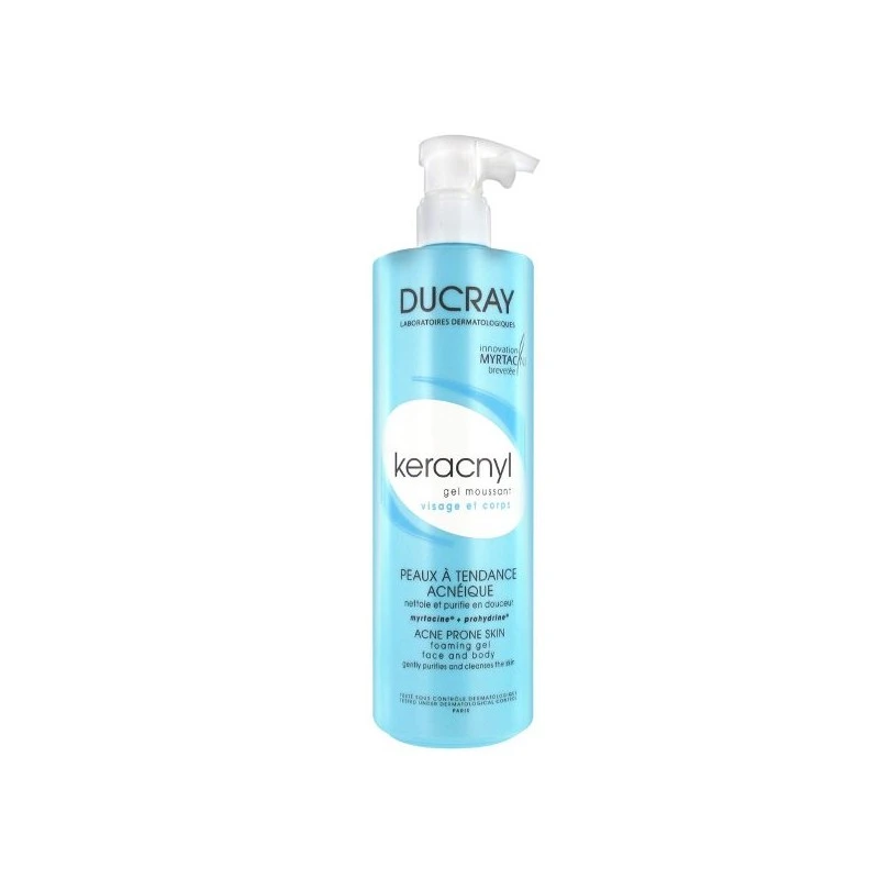 Ducray Keracnyl Gel Detergente Acne Viso - 400 Ml 1 Ducray Keracnyl Gel Detergente Acne Viso - 400 Ml