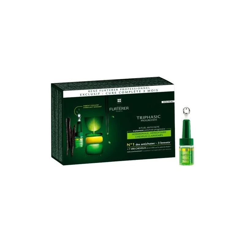 René Furterer Triphasic Progressive Trattamento Anticaduta 8 Flaconcini 5,5 Ml 1 René Furterer Triphasic Progressive Trattamento Anticaduta 8 Flaconcini 5,5 Ml